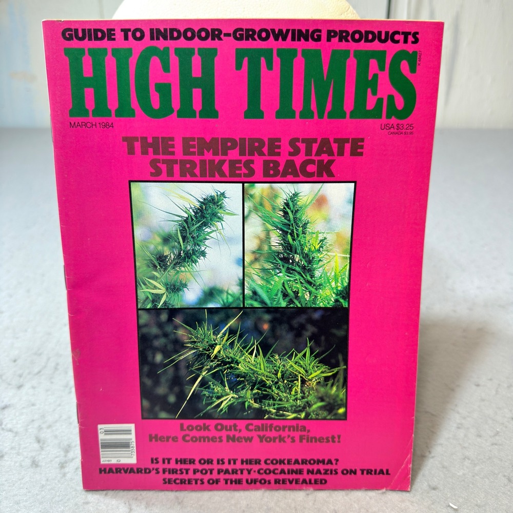 High Times Magazine March 1984 No 103 Pink‎ Empire State Strikes Back  Vintage